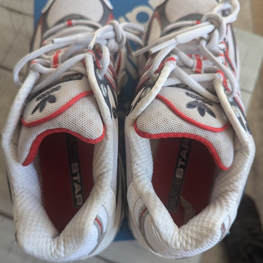 Adidas Adidtar Cushion USA Olympics Men's 7 Women's 8.5 vnds Originals Red White - Picture 5 of 11